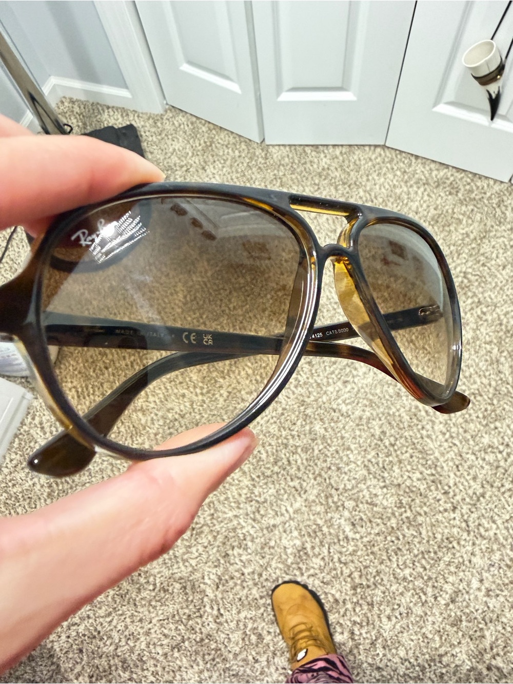 Authentic Ray-bans brown - Picture 2 of 5